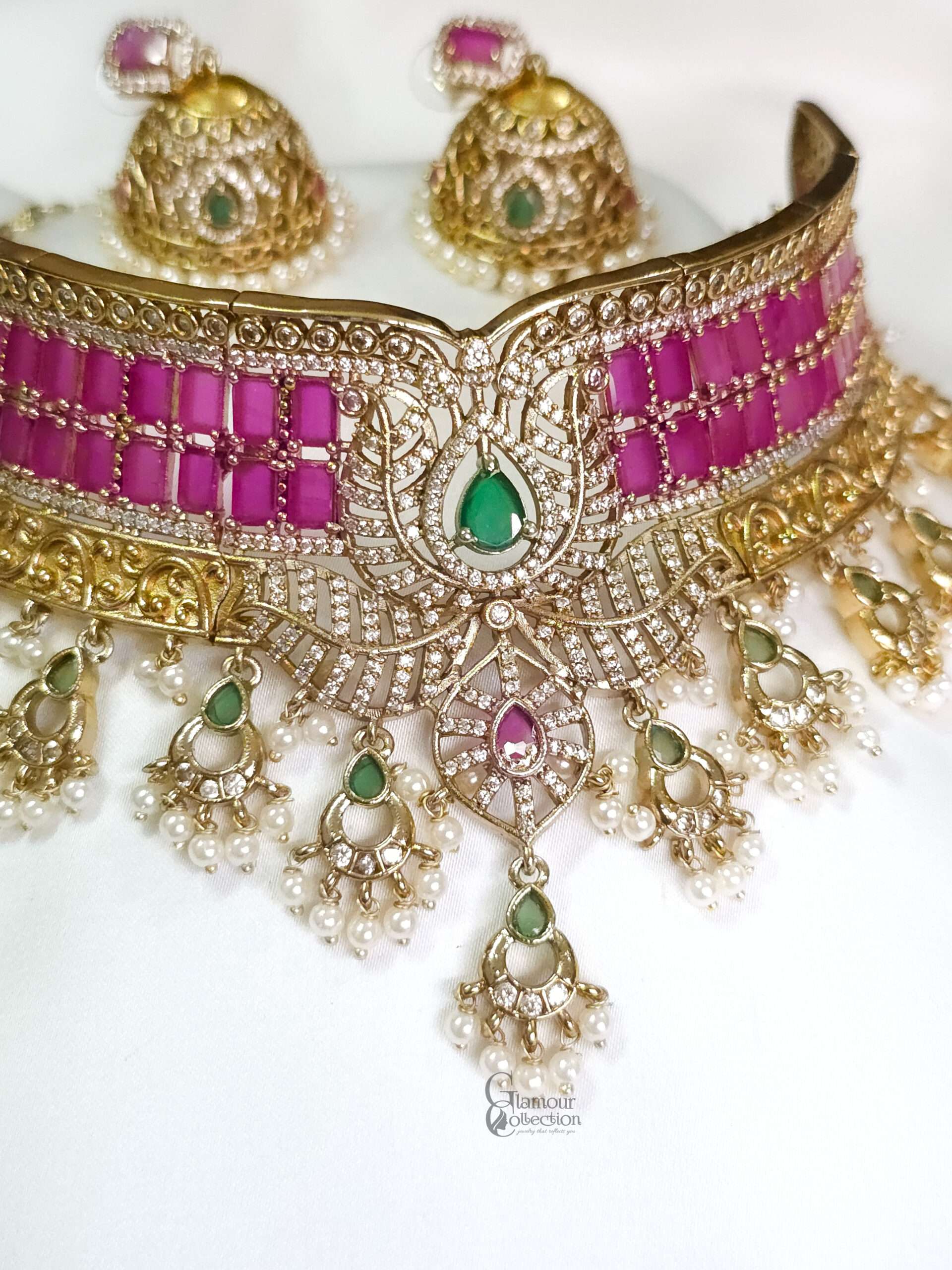 Maharani South Indian Choker Set - Image 5