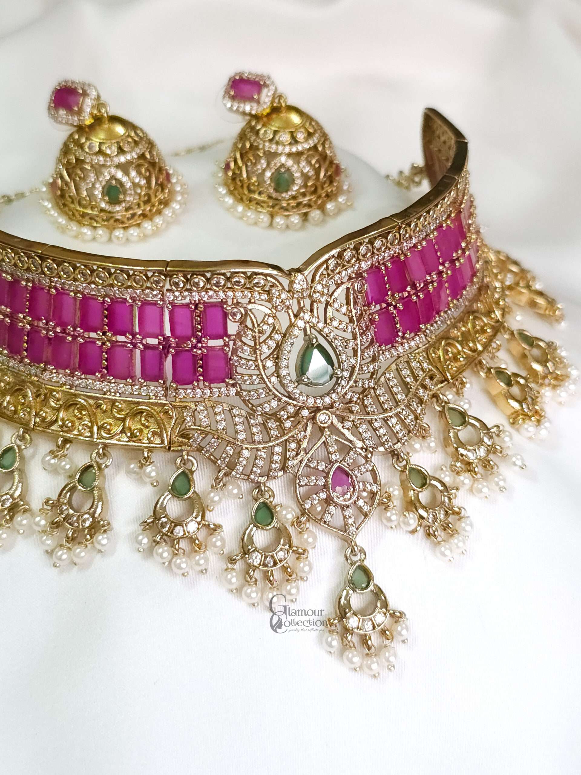 Maharani South Indian Choker Set - Image 4