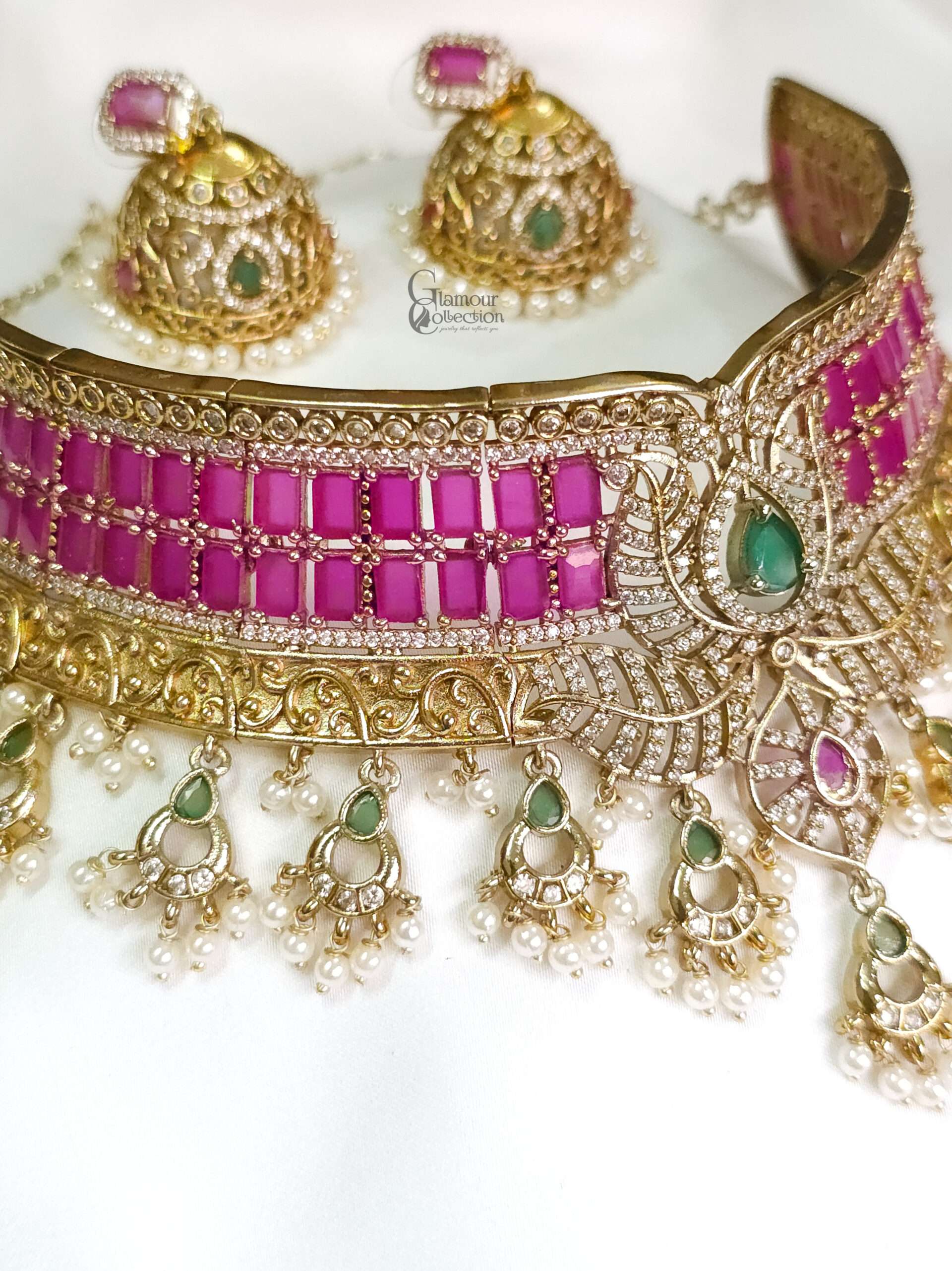 Maharani South Indian Choker Set - Image 3